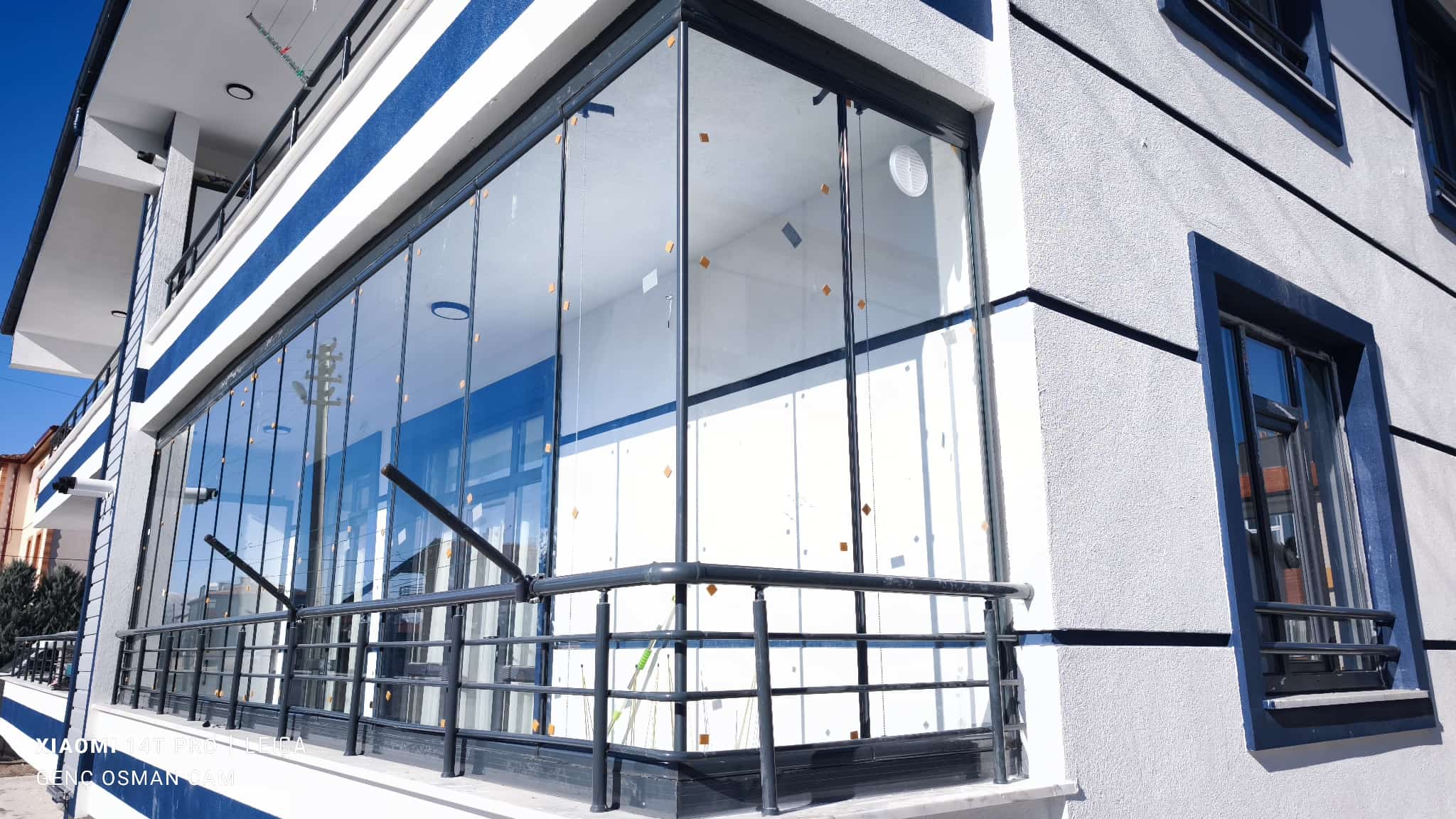 Karatay Siyah Profil Tek Camlı Balkon - Konya Cam Balkon - GOM Proje Görseli 6