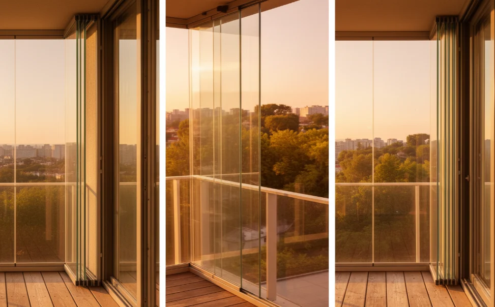 Tek Camlı Cam Balkon - Konya Cam Balkon - GOM Hizmet Görseli